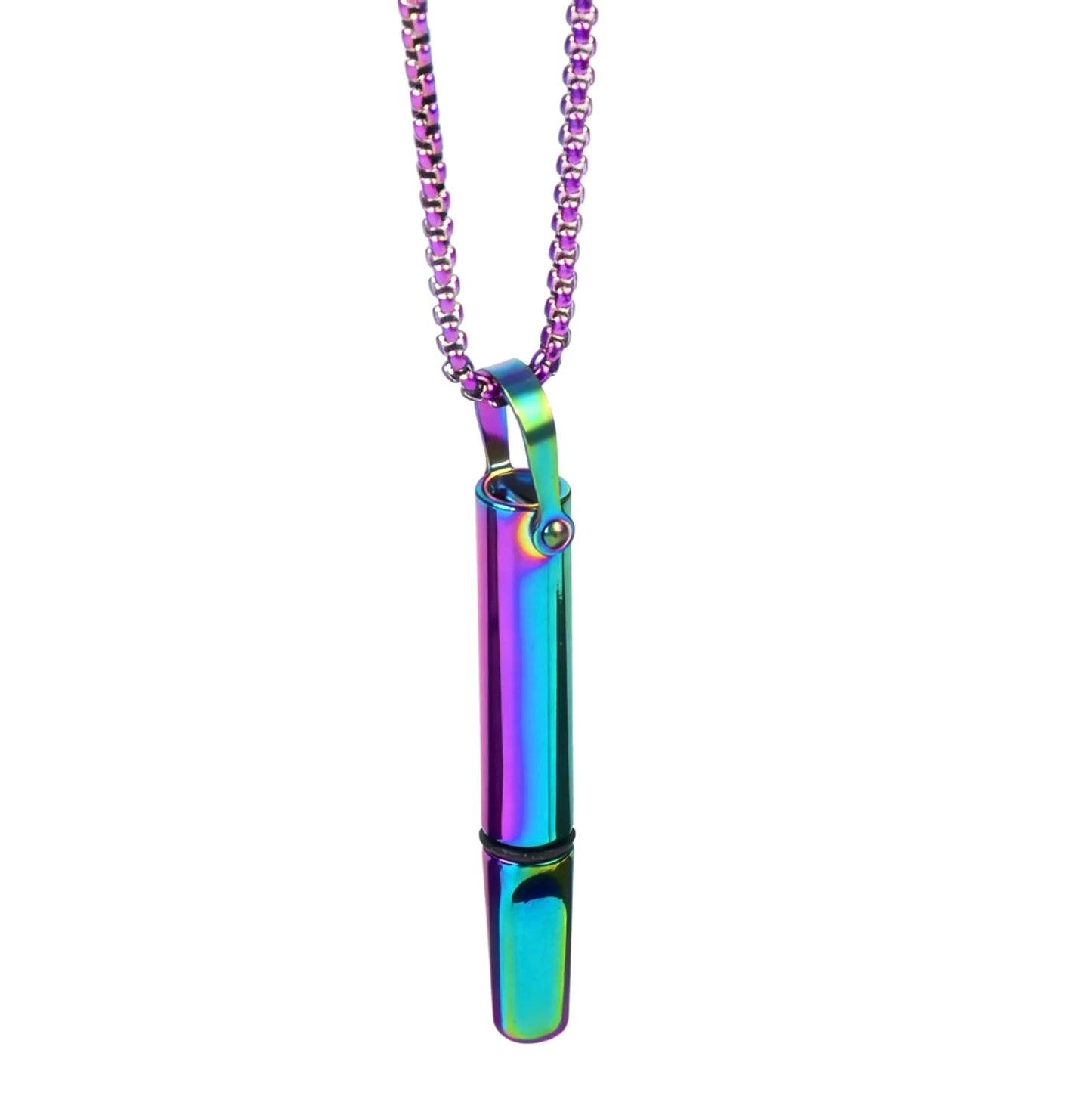 Meditation Pendant Titanium Steel Necklace Pure Color Versatile Fashion Jewelry Square Pearl Chain Multi-layered Geometric De...